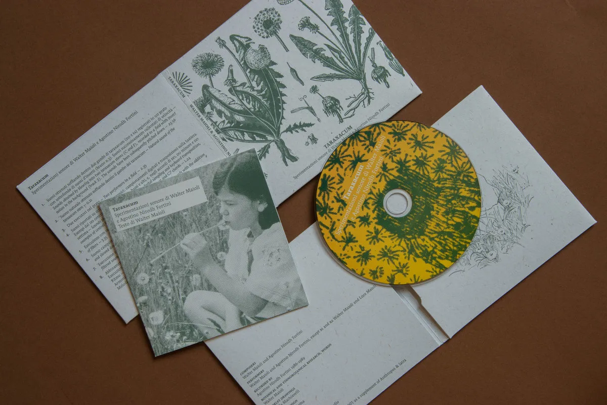 Black Sweat Records Maioli Fortini Taraxacum vinile LP botanico