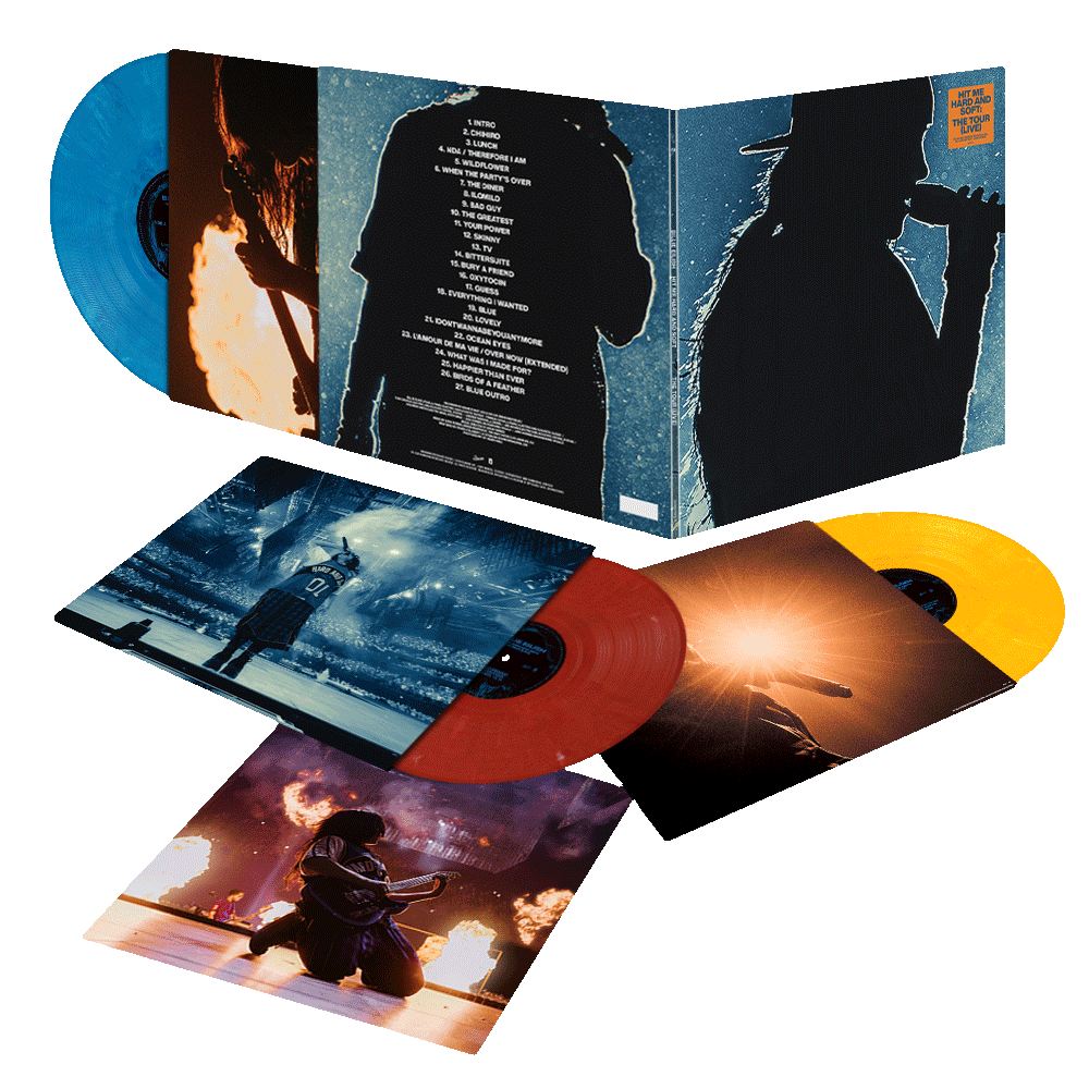 Billie Eilish Hit Me Hard And Soft Tour vinile live 3LP