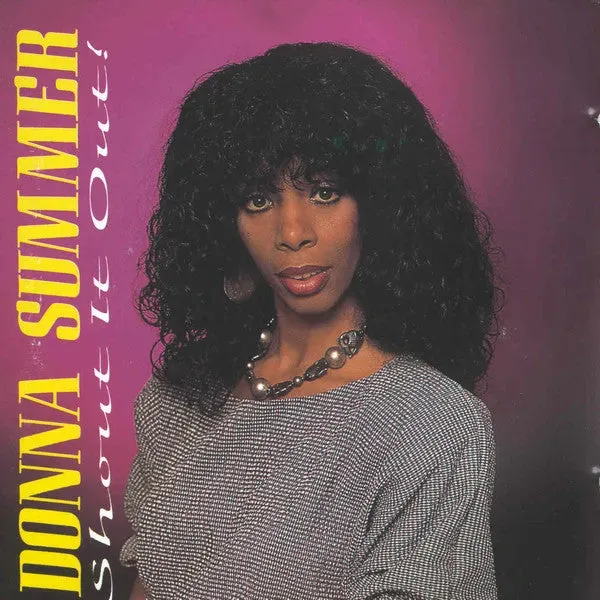 Donna Summer Shout It Out CD disco 1987 NM