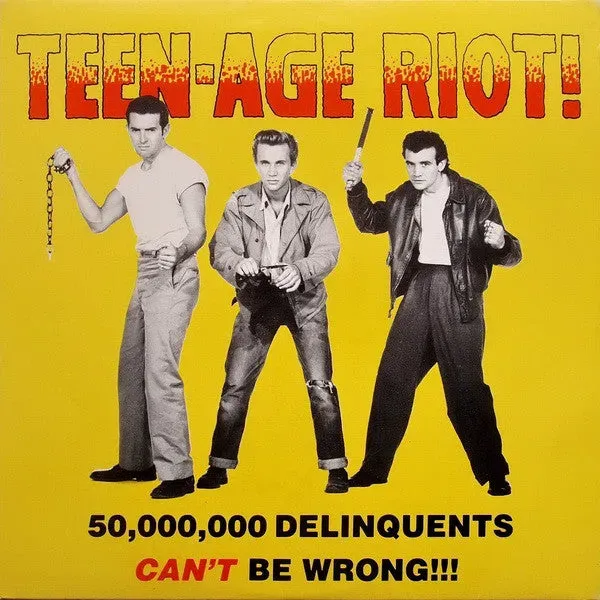 Various Teen-Age Riot vinile LP compilation rockabilly