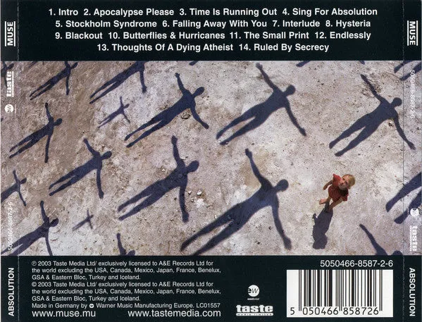 Muse Absolution CD album usato VG+ alternative