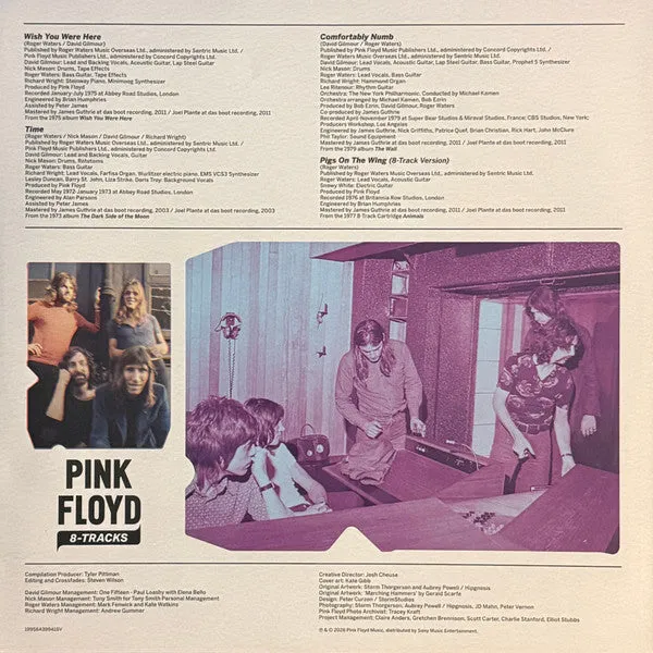 Pink Floyd 8-Tracks LP Compilation blu Mint