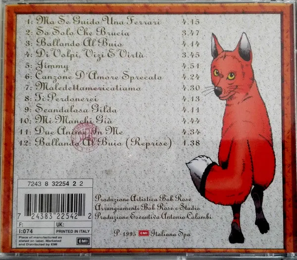 Stadio Di Volpi Di Vizi E Di Virtù CD album 1995