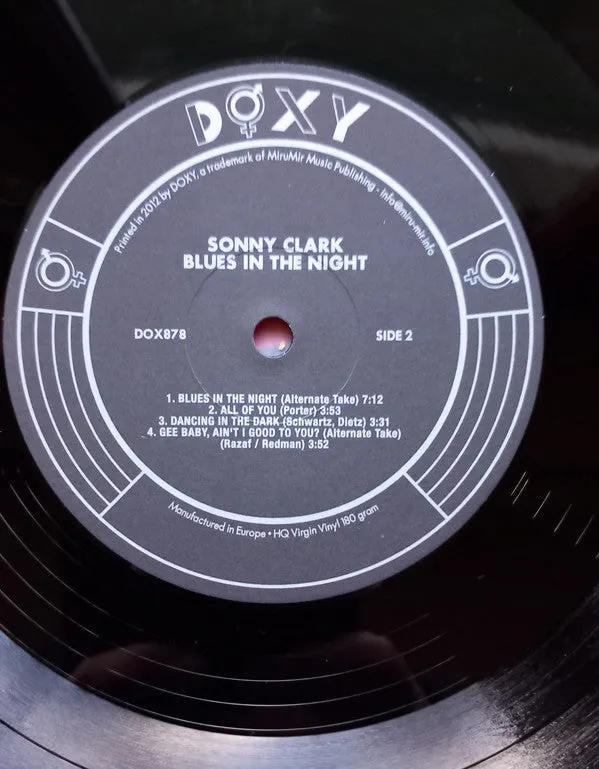 Sonny Clark Blues In The Night LP ristampa jazz mint