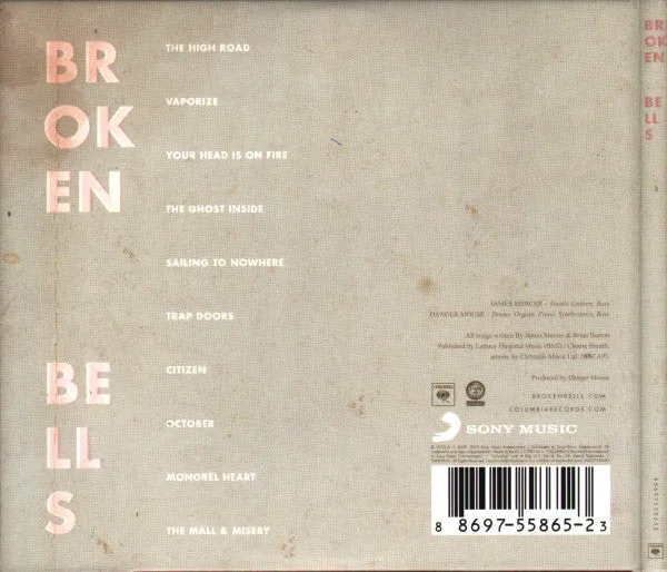 Broken Bells Broken Bells CD album alternative rock