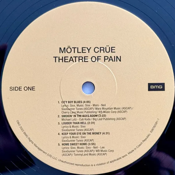 Mötley Crüe Theatre Of Pain LP vinile remaster 2022