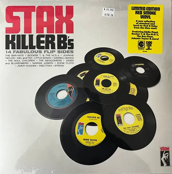 Stax Killer B's LP vinile rosso edizione RSD limitata funk soul