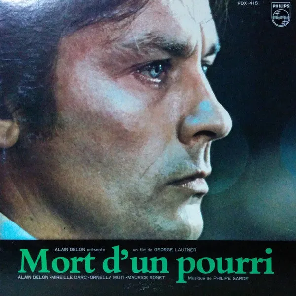 Philippe Sarde Mort D'Un Pourri LP vinile Giappone obi 1978