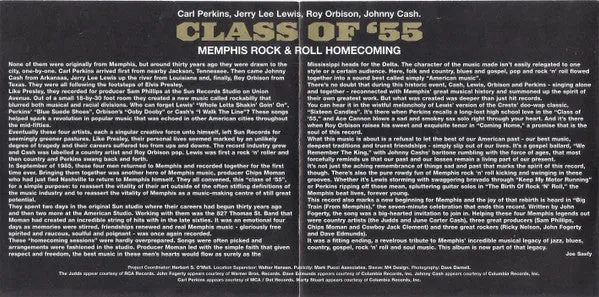 Class Of 55 Memphis Rock CD Cash Orbison Lewis Perkins