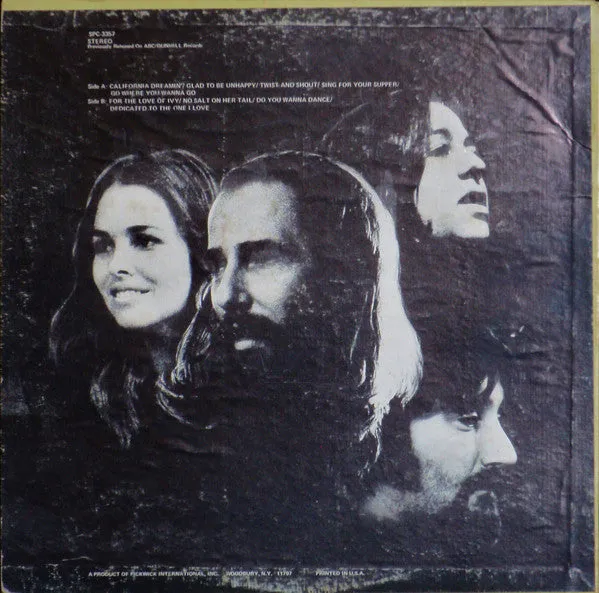 Mamas & Papas California Dreamin LP usato folk rock