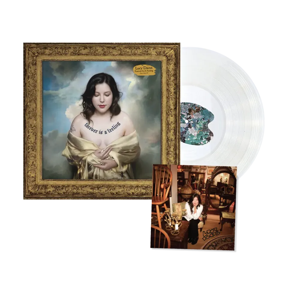 Forever Is A Feeling Clear LP vinile + art card firmata