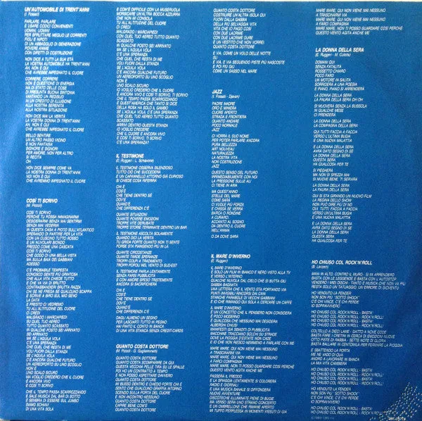 Loredana Bertè Jazz vinile LP 1983 con Il Mare d'Inverno
