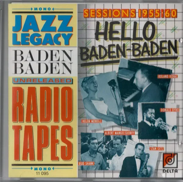 Hello Baden Baden Sessions 1955-60 CD mono jazz