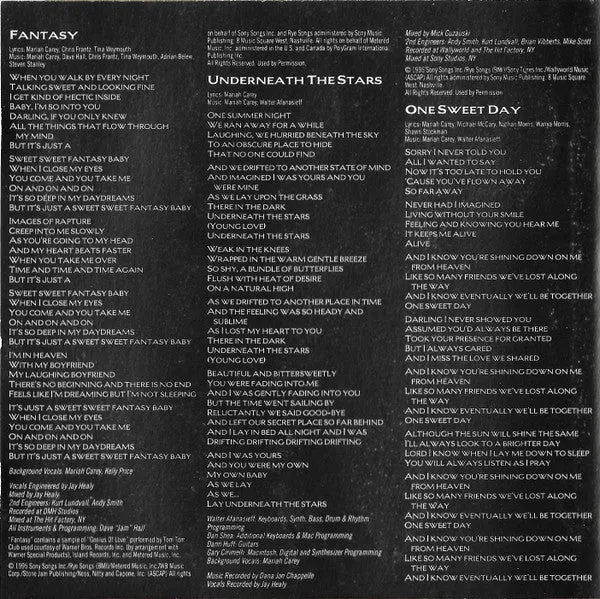 Mariah Carey Daydream CD album 1995 Austria