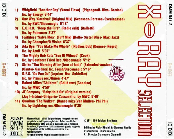 Various X-Ray Selection CD compilation dance 1995 usato NM