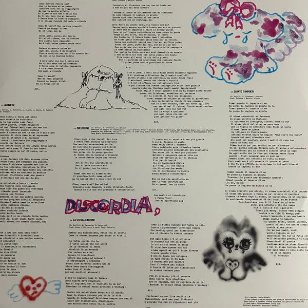 Mecna Discordia, Armonia E Altri Stati D'Animo vinile LP nero Mint