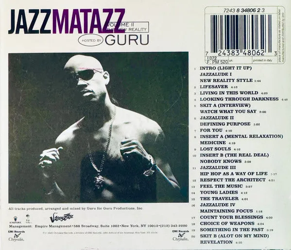 Guru Jazzmatazz Volume II CD album acid jazz
