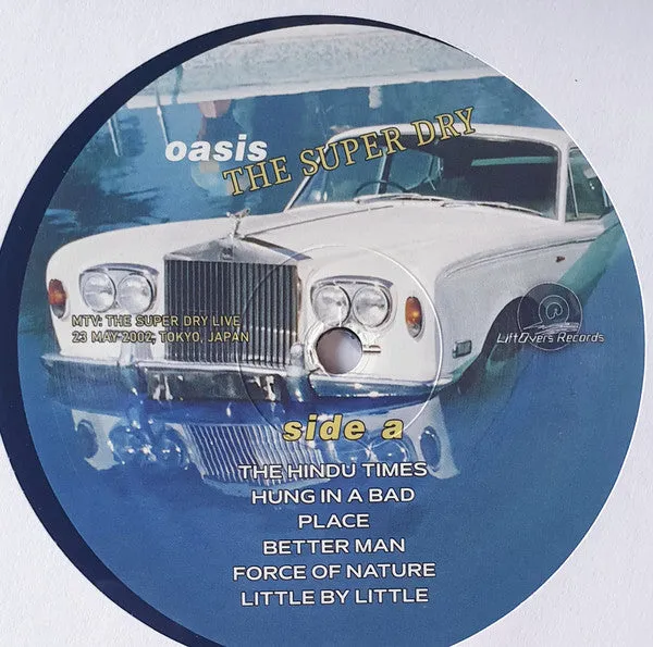 Oasis The Super Dry Tokyo 2002 LP vinile unofficial mint