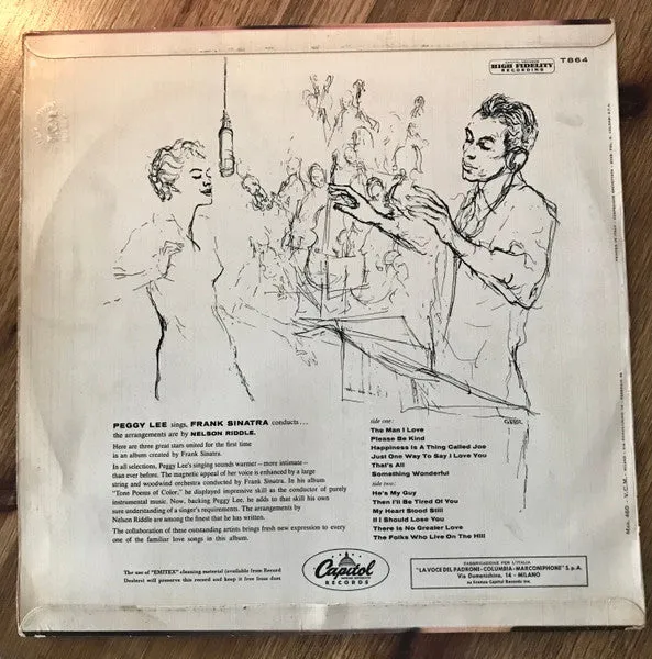 Peggy Lee The Man I Love vinile LP vocal usato