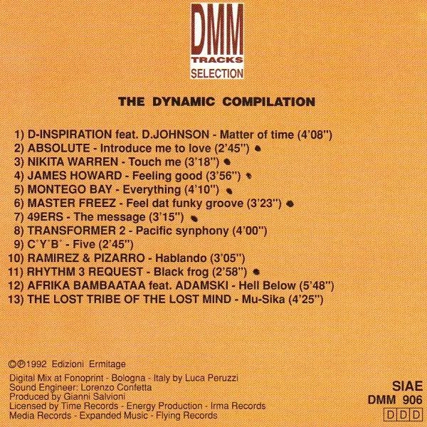 Various The Dynamic Compilation CD compilation house 1992