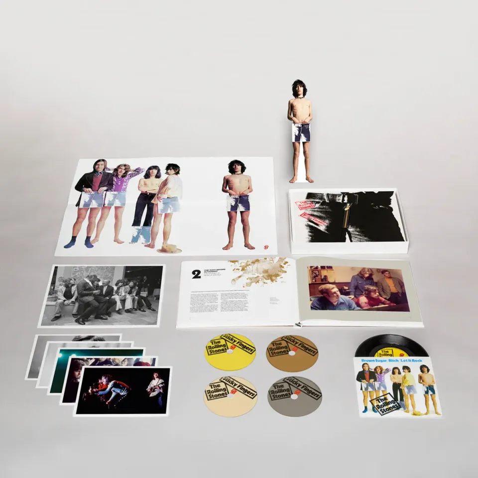 Rolling Stones Sticky Fingers Super Deluxe CD box set zip