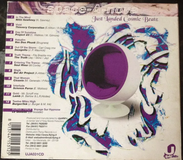 Various Space-A-Nova CD compilation elettronica usato VG+