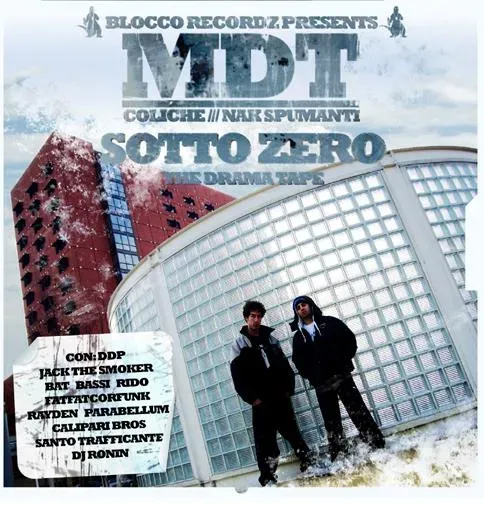 MDT Sotto Zero The Drama Tape CD hip hop italiano