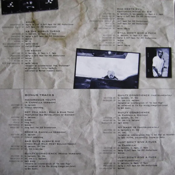 Eminem The Slim Shady LP Expanded 3LP vinile poster