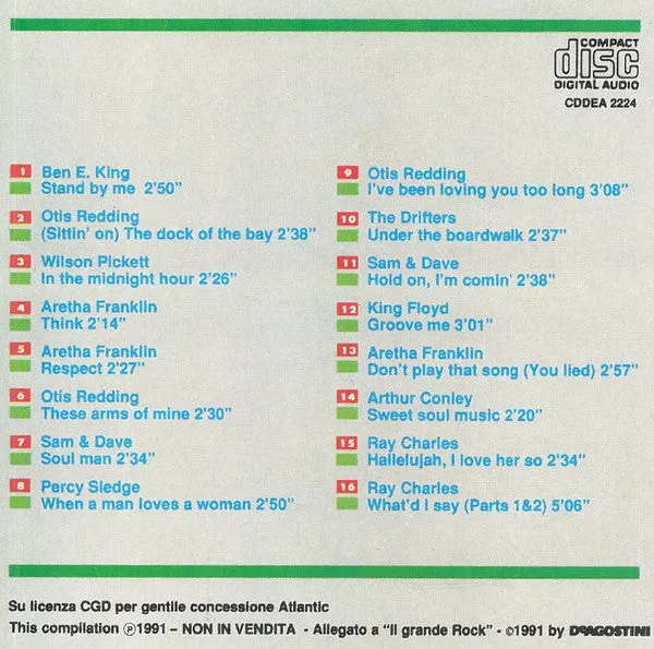Various Rhythm & Blues CD compilation soul Atlantic