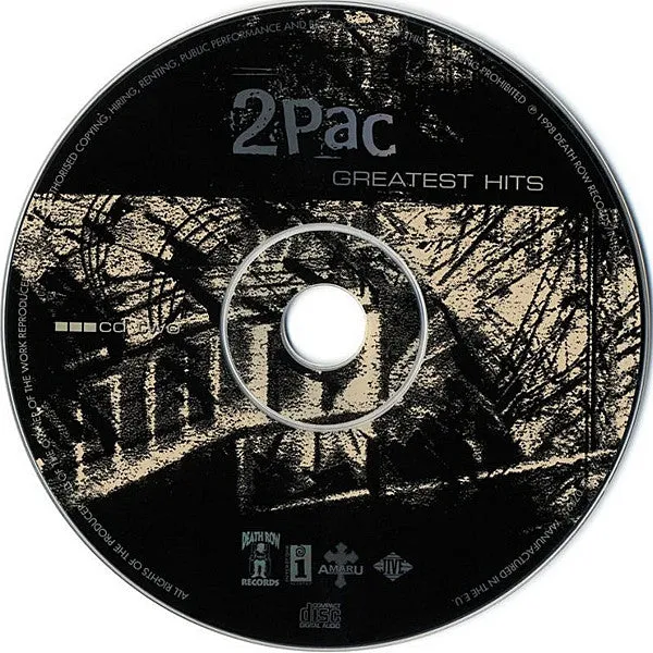 2Pac Greatest Hits doppio CD compilation gangsta
