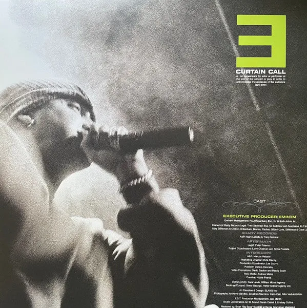 Eminem Curtain Call The Hits 2xLP vinile compilation gatefold