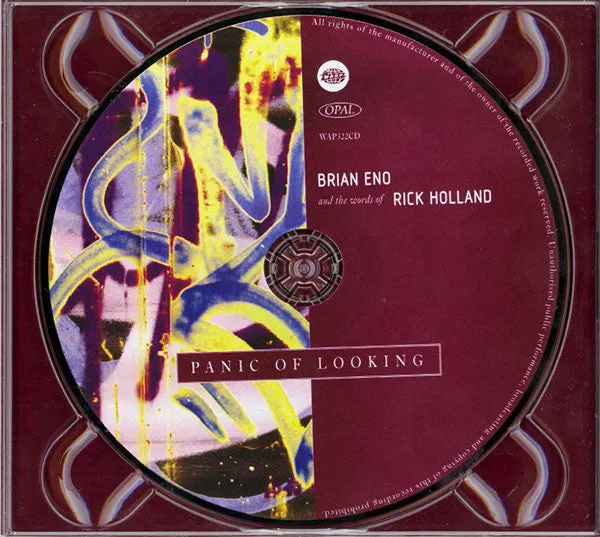 Brian Eno Panic Of Looking CD EP pari al nuovo