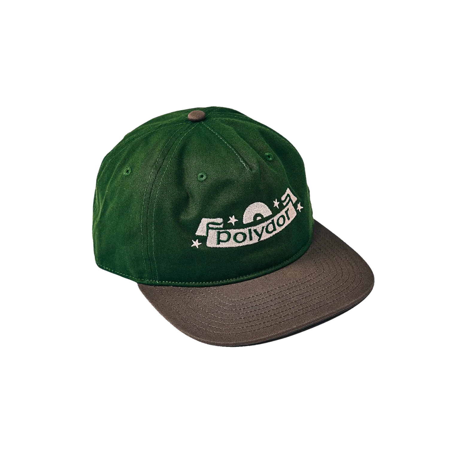 Polydor Cap cappellino verde marrone cotone 5 pannelli