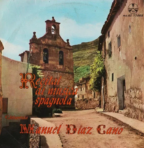 Manuel Diaz Cano Recital Musica Spagnola vinile LP 1963