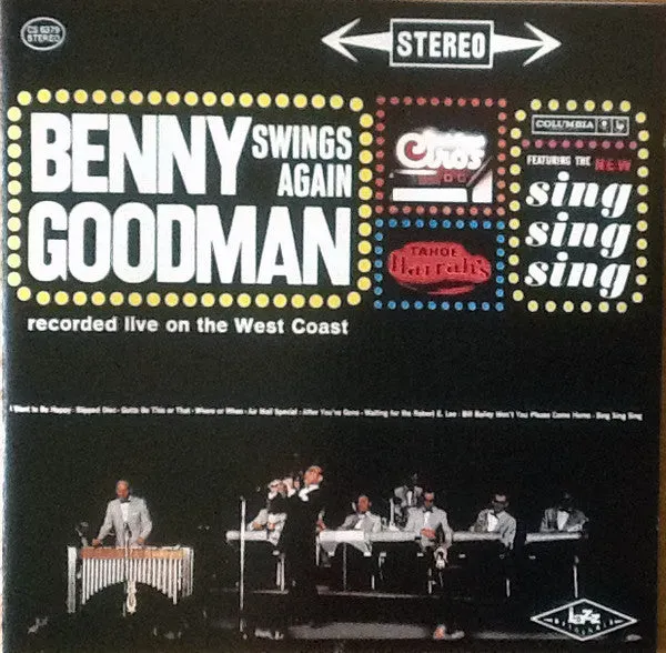 Benny Goodman Swings Again CD ristampa swing live