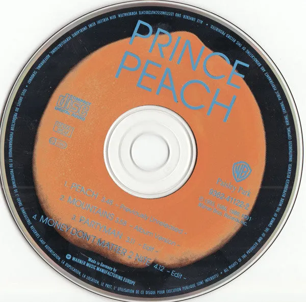 Prince Peach CD singolo CD1 funk 4 brani