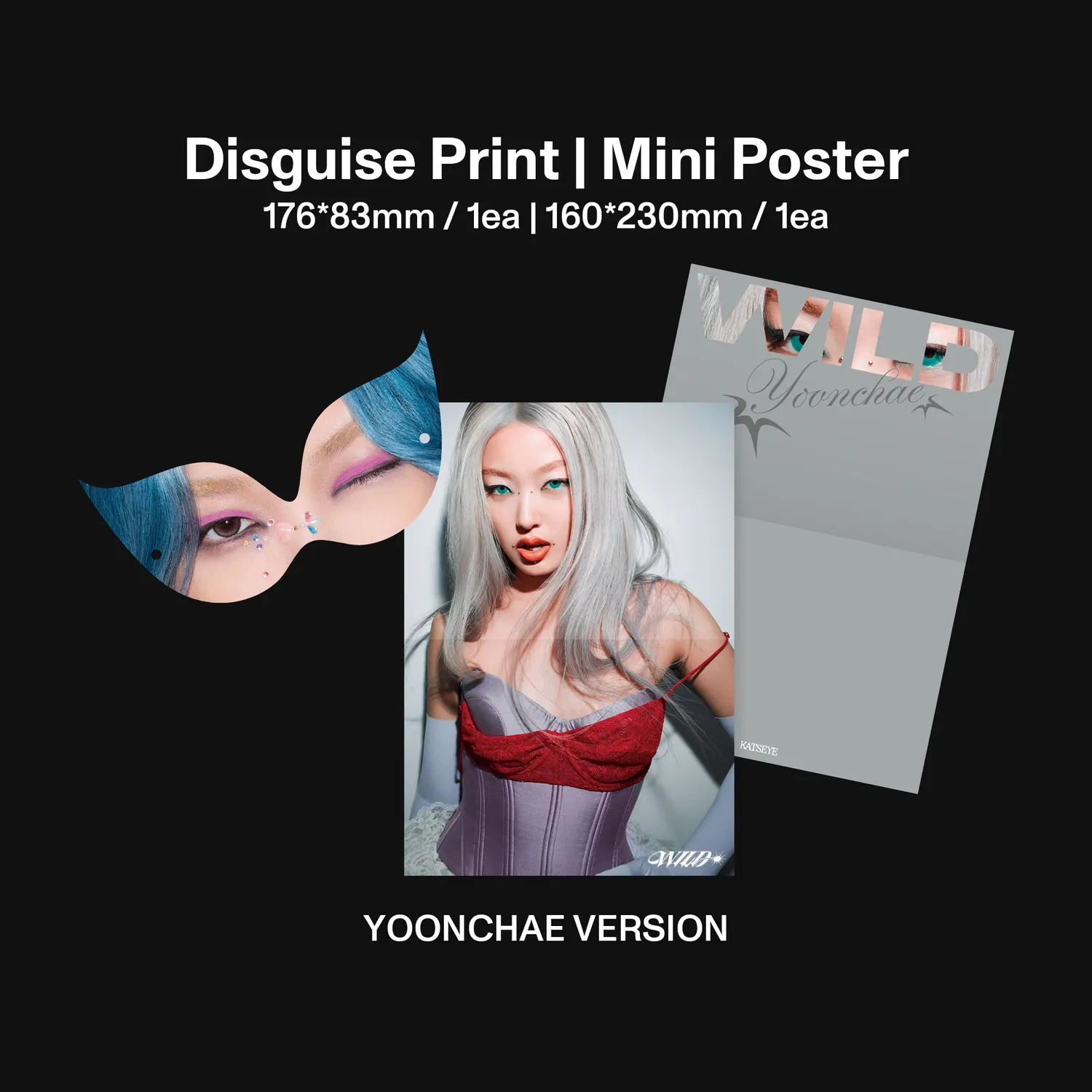 KATSEYE WILD CD EP versione Yoonchae photocard