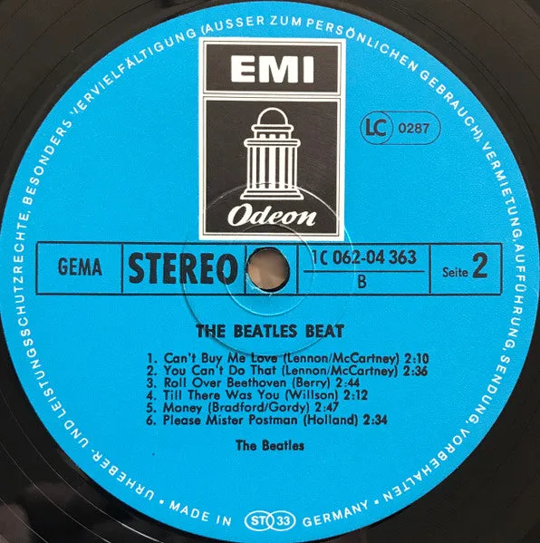 Beatles The Beatles Beat LP compilation ristampa