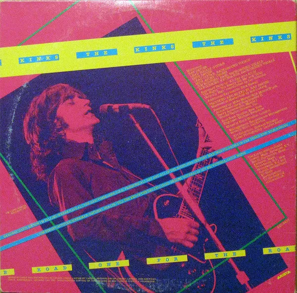 The Kinks One For The Road 2xLP vinile live 1980
