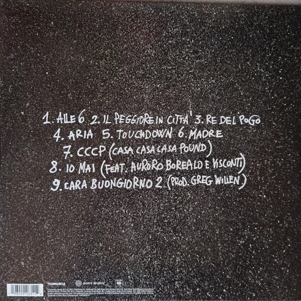 Simone Panetti Tombino LP vinile firmato Mint pop-up