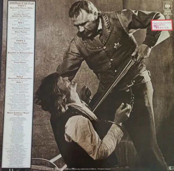 Bob Dylan Pat Garrett & Billy The Kid LP album ristampa VG