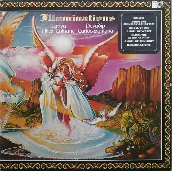Santana Coltrane Illuminations LP vinile 1974 UK