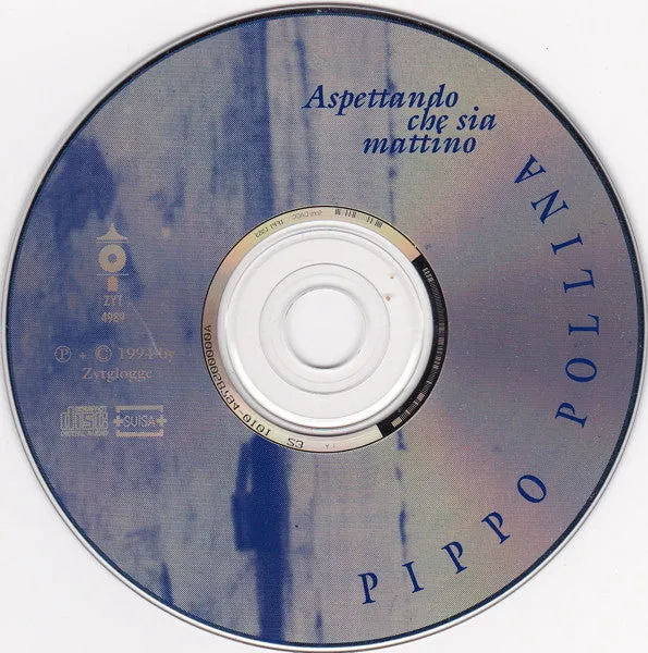 Pippo Pollina Aspettando Che Sia Mattino CD vocal