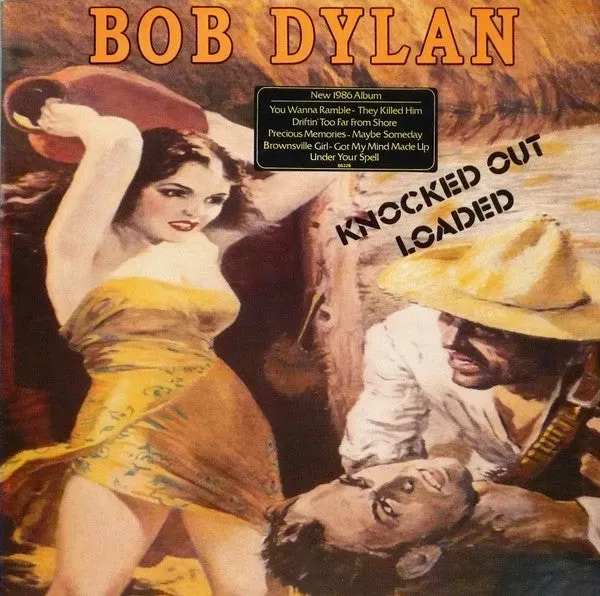 Bob Dylan Knocked Out Loaded LP vinile CBS 1986