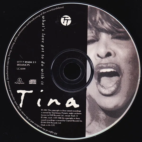 Tina What's Love Got To Do With It CD album EMI 1993
