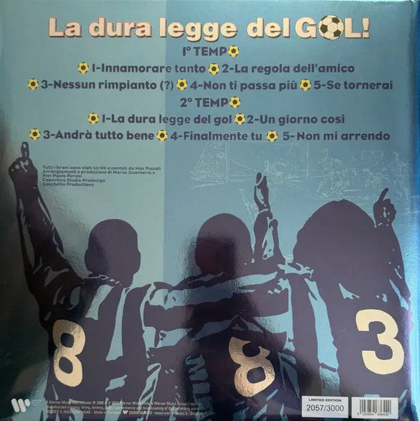 883 La Dura Legge Del Gol vinile LP edizione metallizzata