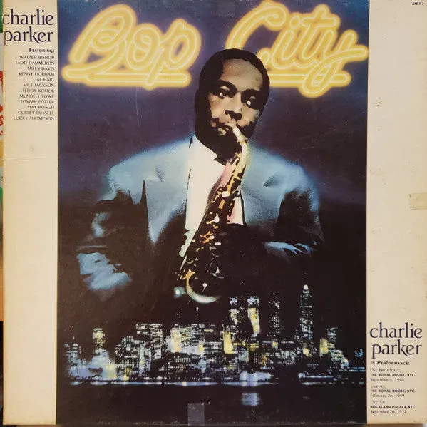 Charlie Parker Bop City 3xLP box set usato NM