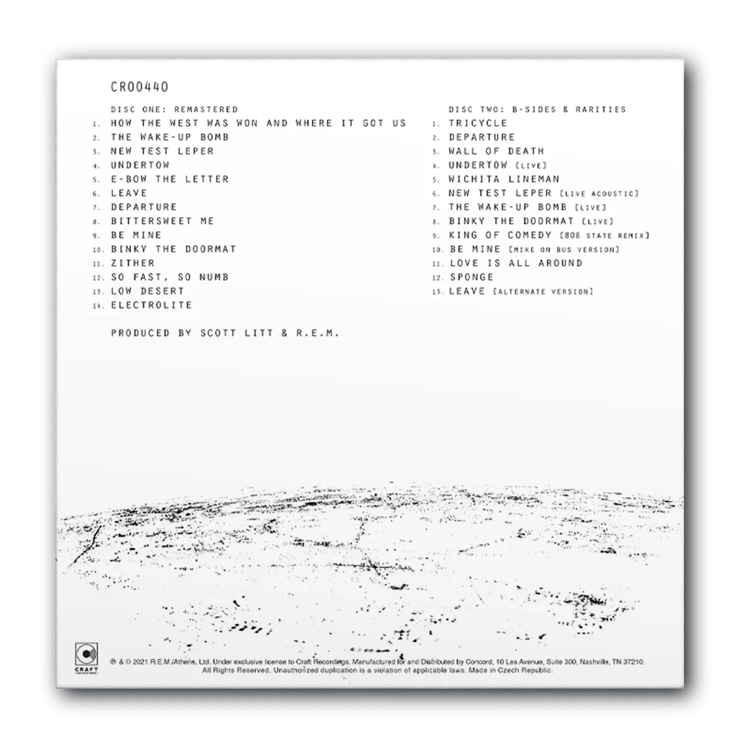 R.E.M. New Adventures In Hi-Fi 2 CD anniversary