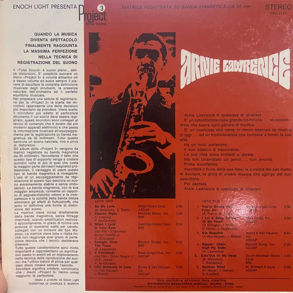Arnie Lawrence You're Gonna Hear From Me vinile LP VG+ apribile