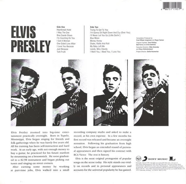 Elvis Presley Elvis Presley LP mono 180g rockabilly